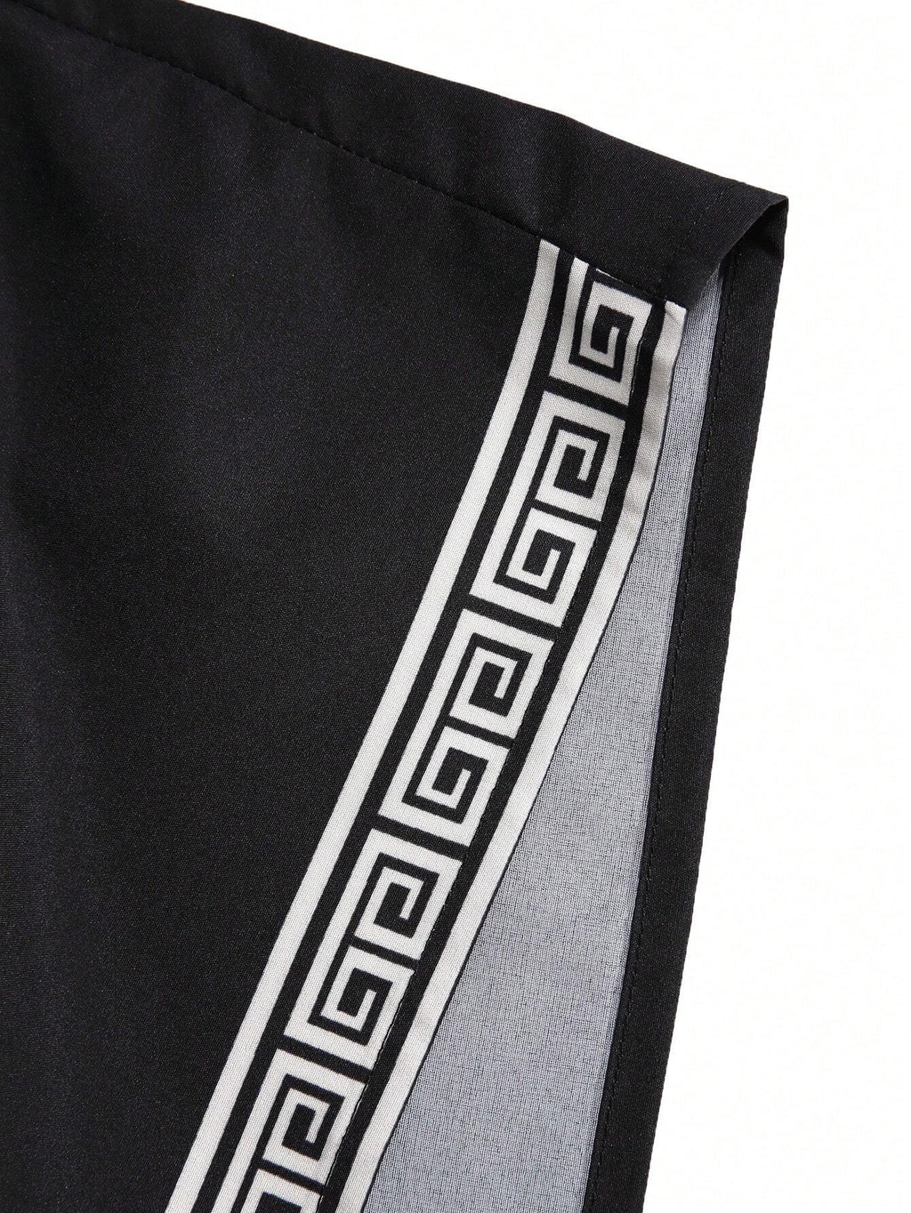 Manfinity Homme Men'S Casual Vacation Geometric Print Short Sleeve Button down Shirt and Shorts Set with Collar, Boyfriend Gift