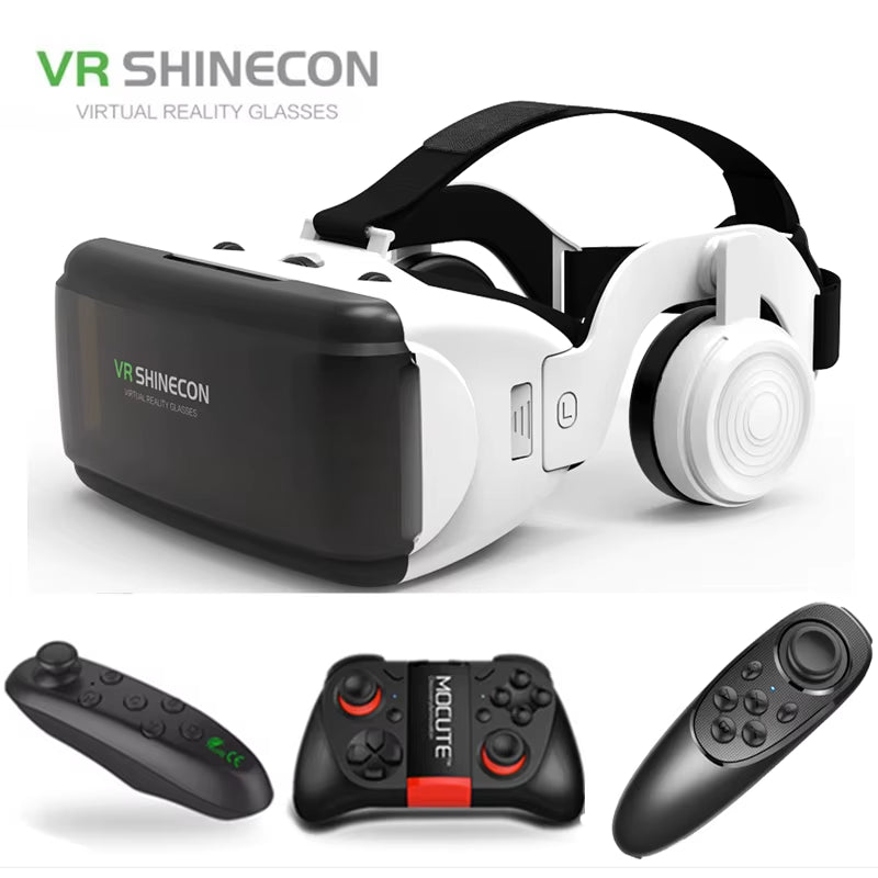 Virtual Reality 3D VR Glasses Shinecon Pro VR Glasses Google Cardboard Headset Virtual Glasses for Smartphone Ios Android