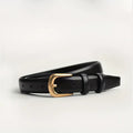 1 Piece Belt Ladies Fashion Simple Belt Decorative Black with Jeans Belt Suitable for Daily Wear and Use