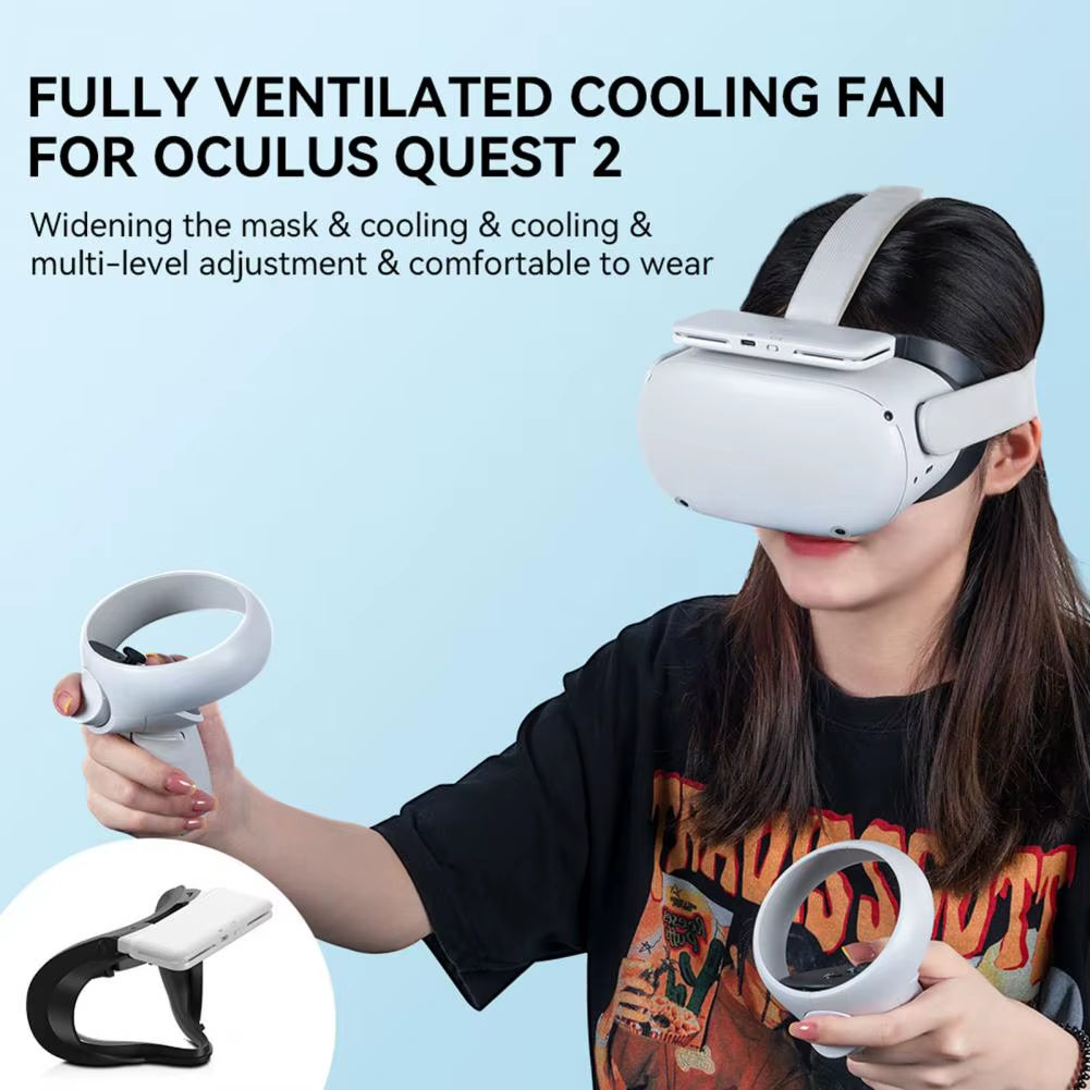 VR Ventilation Fan Strong Wind VR Radiator Fan Soft Anti-Frog Great VR Headset Air Circulation Radiator Facial Cover
