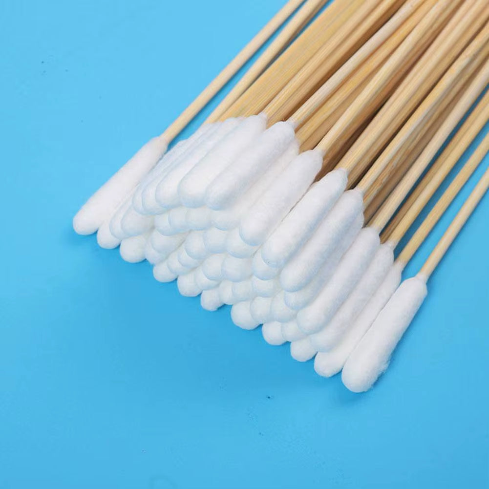 50/100Pcs Pet Ear Cleaner Cotton Buds Dog Ear Cleaner Cotton Swab Sticks Cotton Buds for Dog Cat Ear Wax Removal Pet Supplies