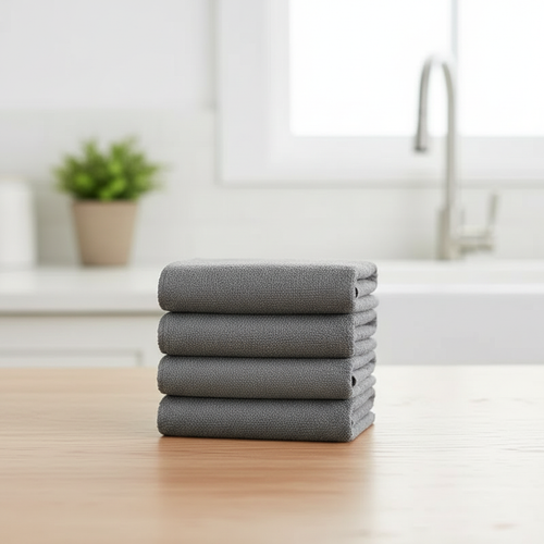 1-20PCS Magic Cleaning Cloths Reusable Microfiber Washing Rags Car Window Mirror Wipe Towels Rag Household Kitchen Clean Tools