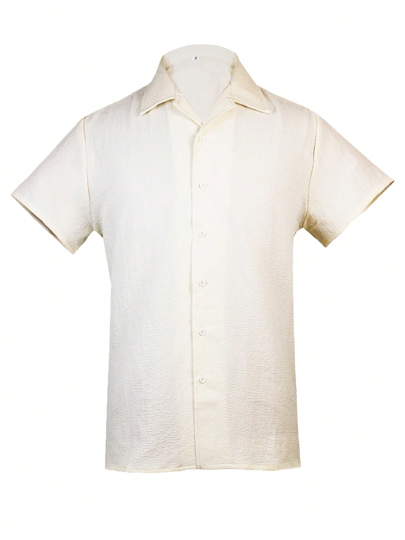 Men'S Slim Fit Cuban Collar Short Sleeve Guayabera Casual Shirt, Suitable for Weddings, Beaches, Summer