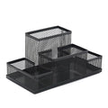 1Pc Fashion Multifunctional Office Stationery Desk Organizer Mesh Collection Pen Holder Organizer Box Office School Supplies