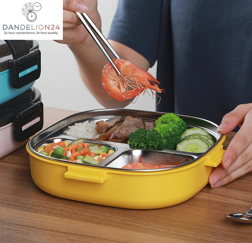 304 Lunch Box Portable Large-Capacity Portable Lunch Box