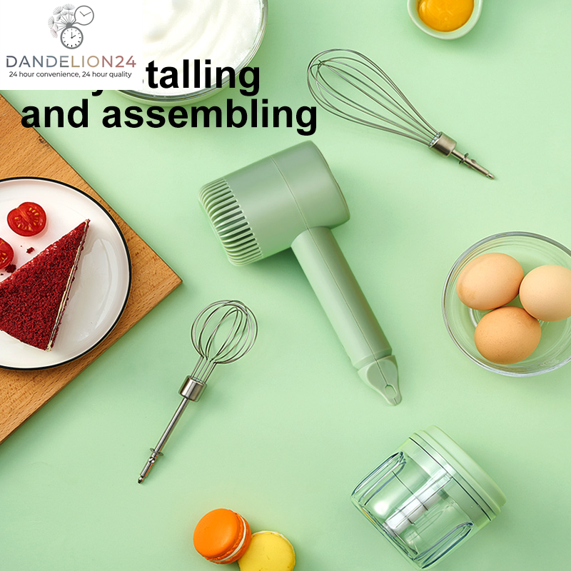 New Rechargeable Wireless Egg Beater Electric Home Mini Handheld Baking Tool