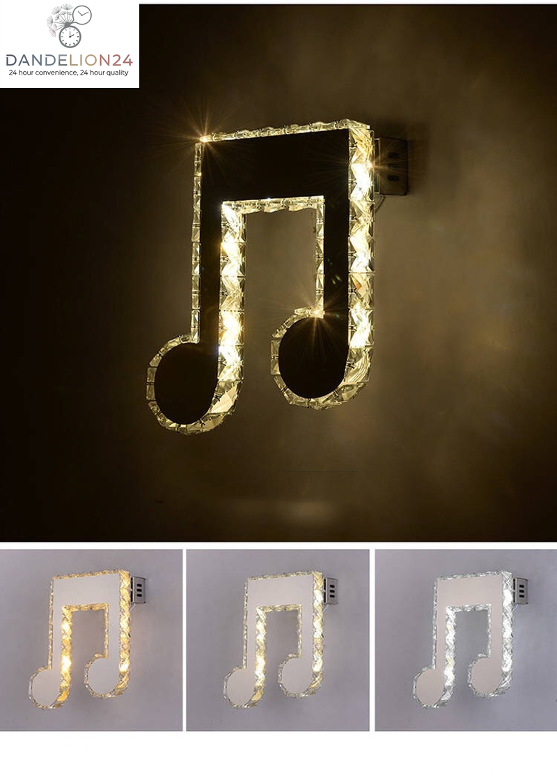 Crystal Wall Lamp Simple Led Living Room Background Wall Lamp Bedroom Bedside Lamp Corridor Wall Lamp