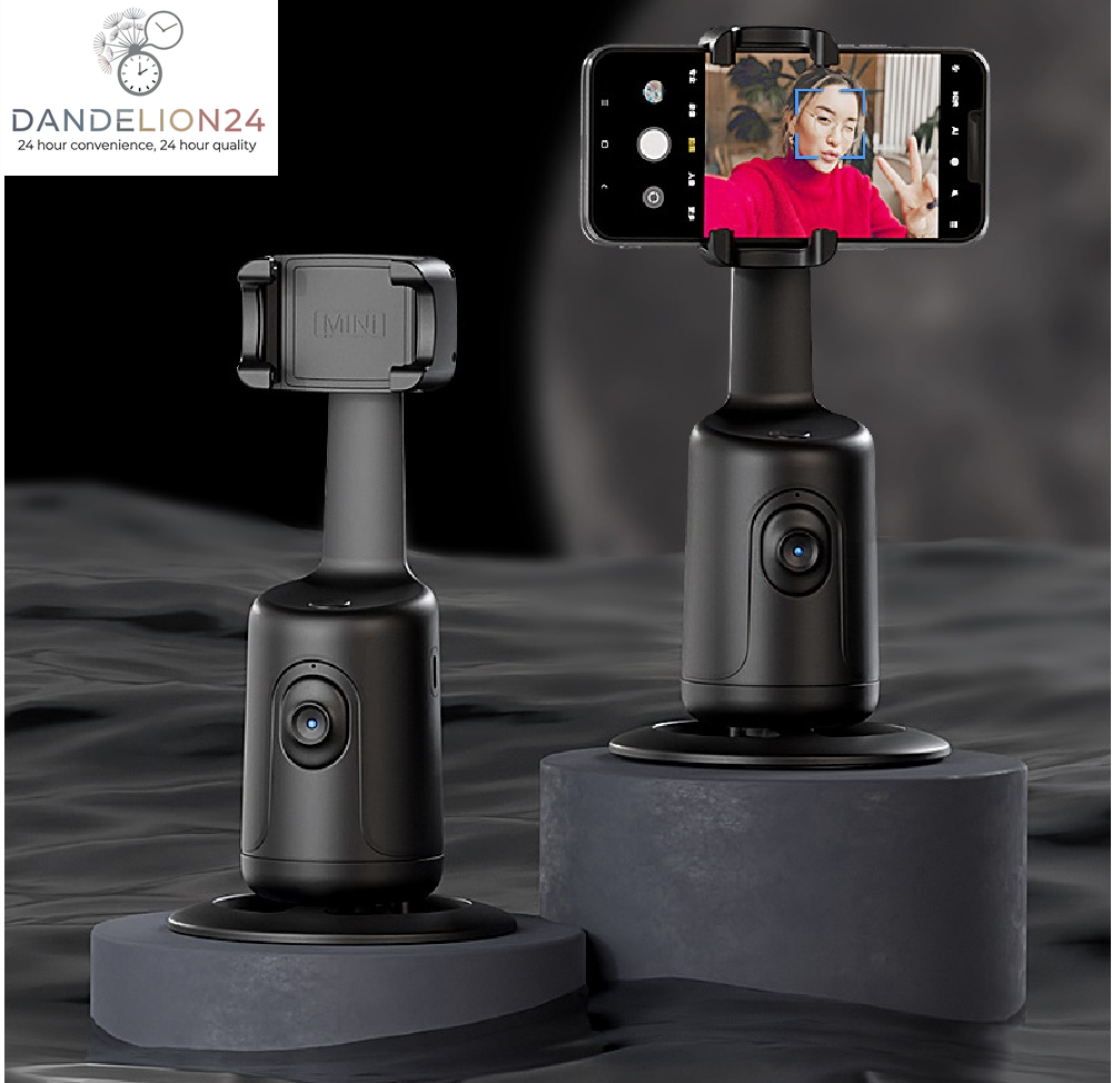 360 Auto Face Tracking Gimbal AI Smart Gimbal Face Tracking Auto Phone Holder for Smartphone Video Vlog Live Stabilizer Tripod