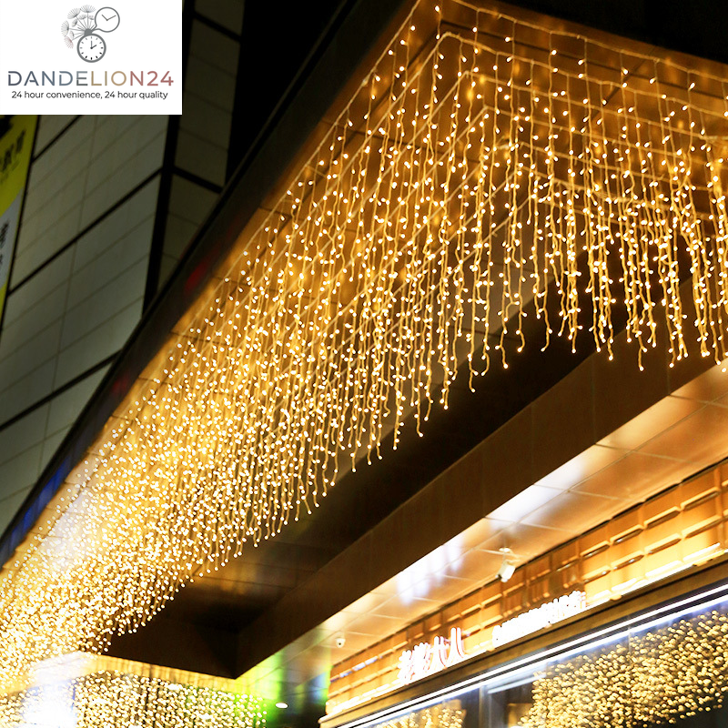 LED Curtain Lights Icicle Waterfall Lights Decorative String Lights