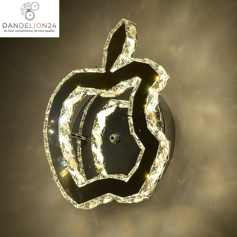 Crystal Wall Lamp Simple Led Living Room Background Wall Lamp Bedroom Bedside Lamp Corridor Wall Lamp