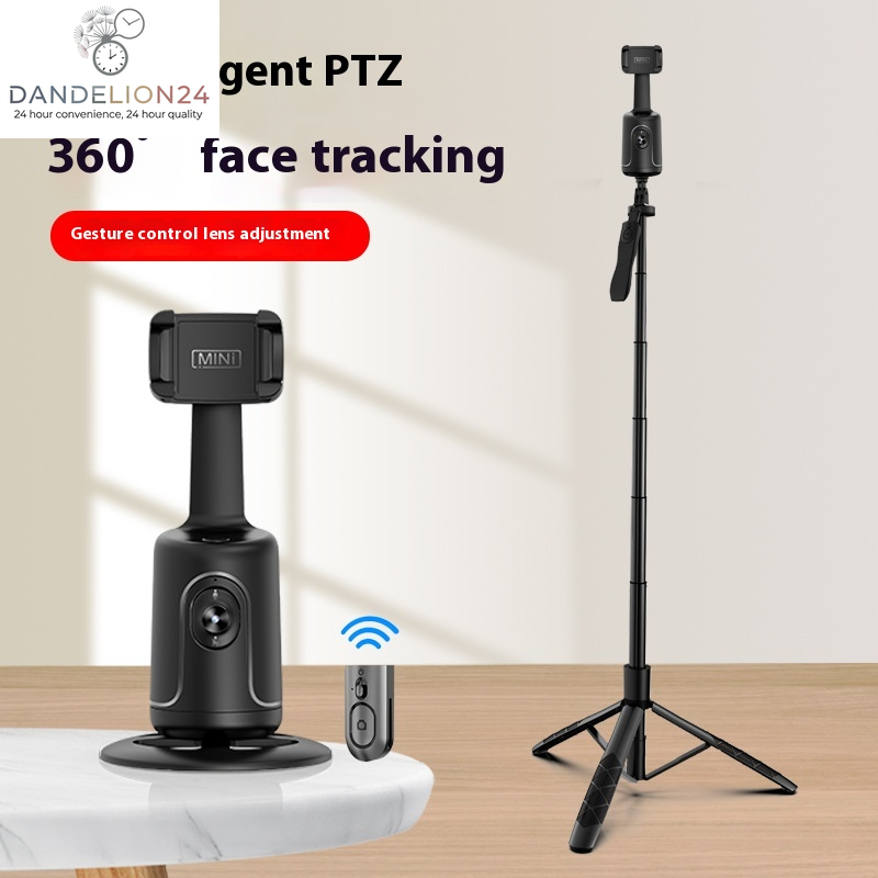 360 Auto Face Tracking Gimbal AI Smart Gimbal Face Tracking Auto Phone Holder for Smartphone Video Vlog Live Stabilizer Tripod