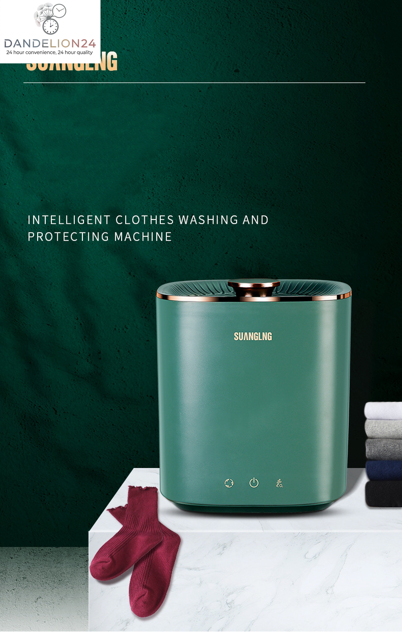 Mini Portable Washing Machine Fully Automatic Dormitory Travel Underwear Washing Machine