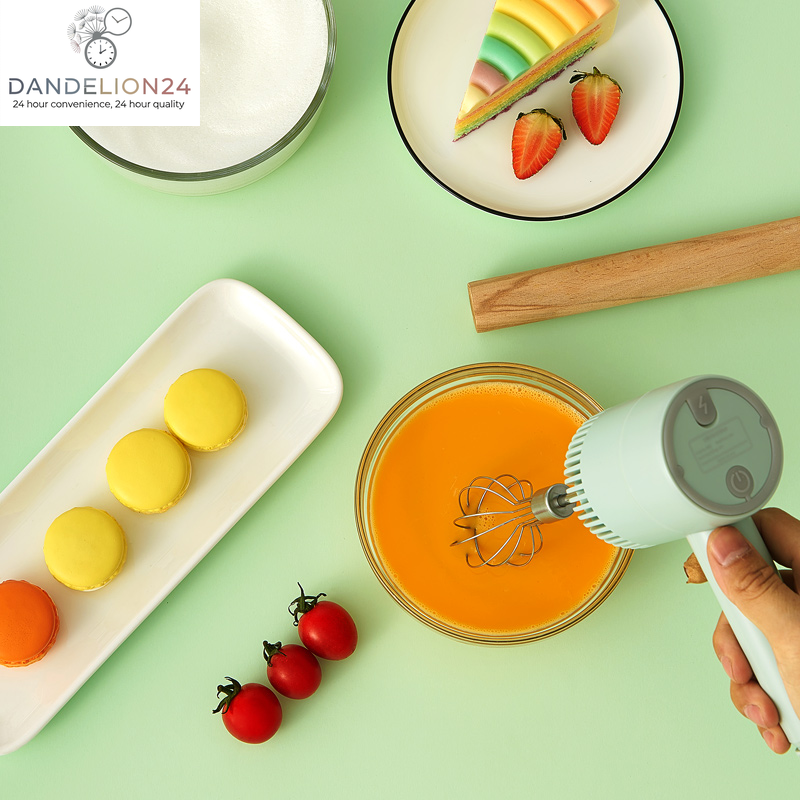 New Rechargeable Wireless Egg Beater Electric Home Mini Handheld Baking Tool