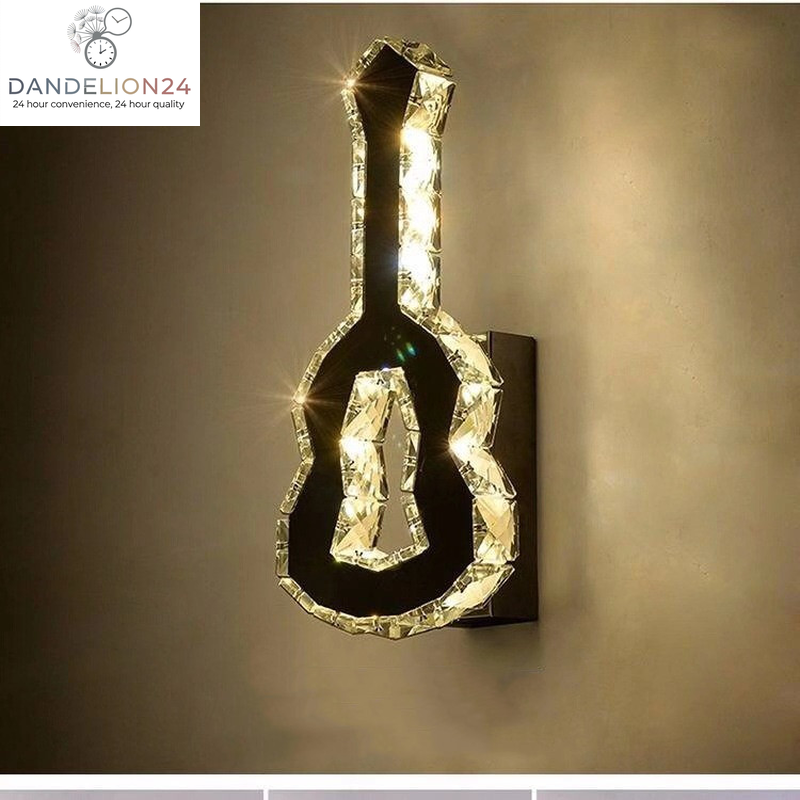 Crystal Wall Lamp Simple Led Living Room Background Wall Lamp Bedroom Bedside Lamp Corridor Wall Lamp