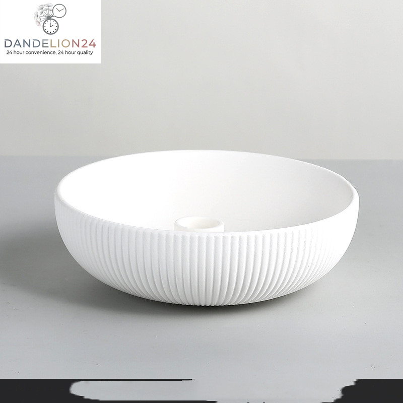 Simple Ceramic Candle Tray Candle Holder Candle Utensils