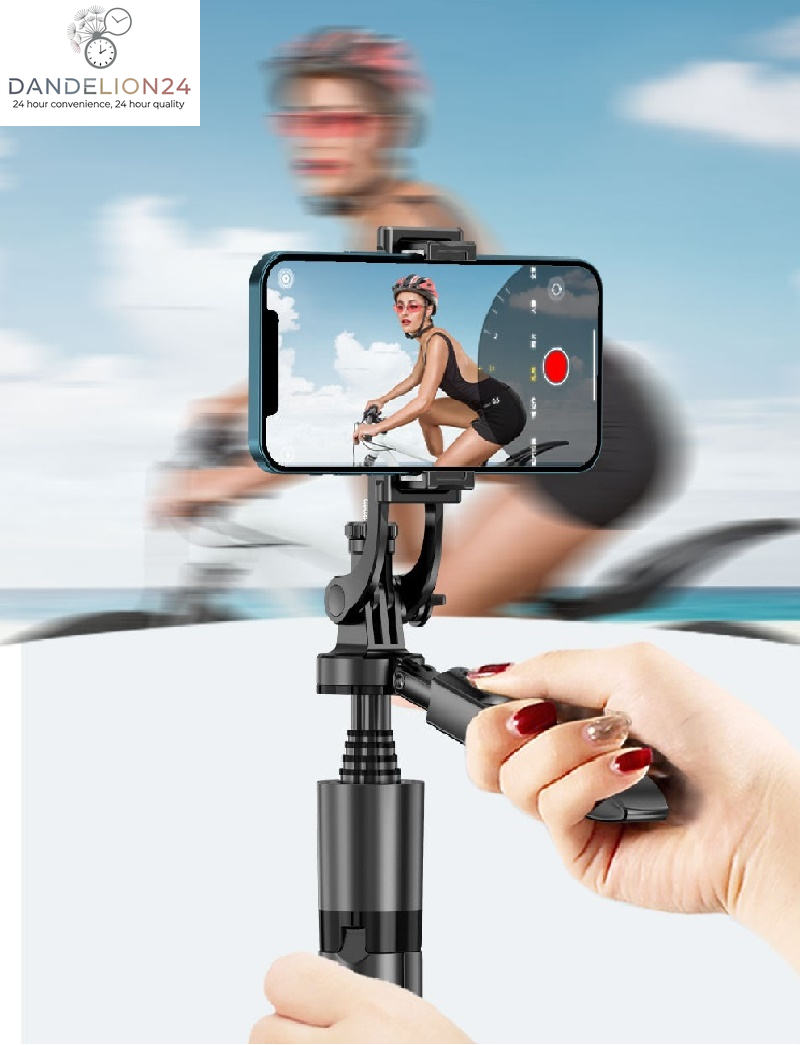 360 Auto Face Tracking Gimbal AI Smart Gimbal Face Tracking Auto Phone Holder for Smartphone Video Vlog Live Stabilizer Tripod