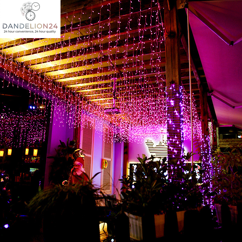 LED Curtain Lights Icicle Waterfall Lights Decorative String Lights