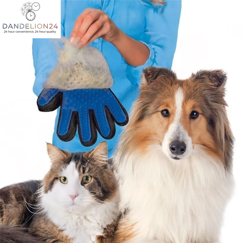Pet Grooming Glove for Cats Brush Comb Cat Hackle Pet Deshedding Brush Glove for Animal Dog Pet Hair Gloves for Dog Grooming XW.