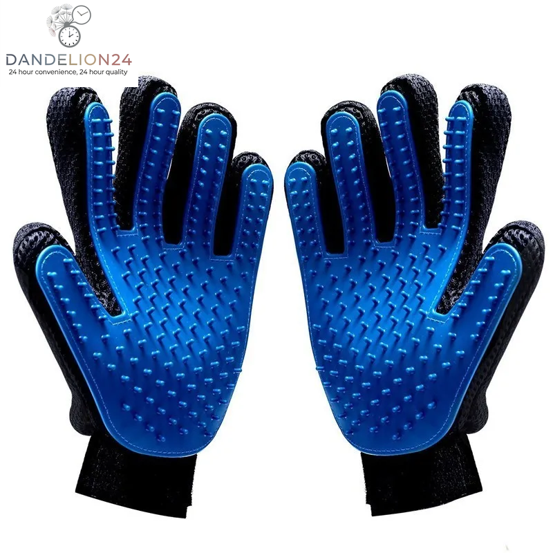 Pet Grooming Glove for Cats Brush Comb Cat Hackle Pet Deshedding Brush Glove for Animal Dog Pet Hair Gloves for Dog Grooming XW.