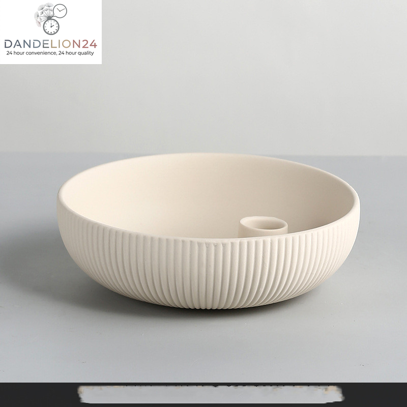 Simple Ceramic Candle Tray Candle Holder Candle Utensils