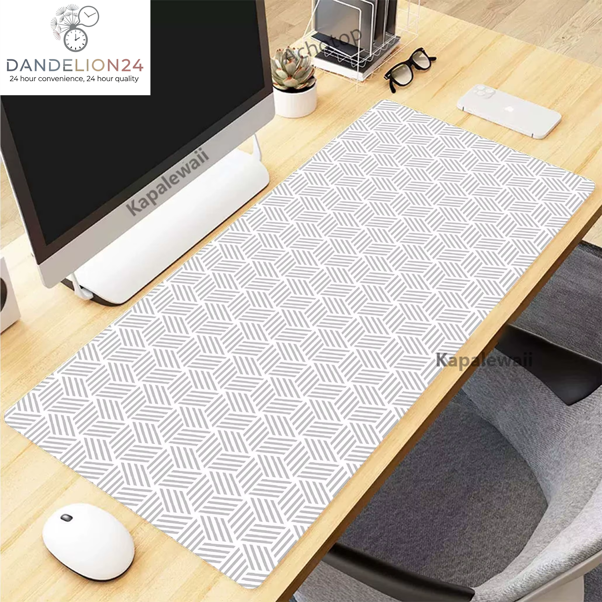 Black and White Topographic Map Art Mouse Pad XXL Mousepad Rubber Keyboard Pads Gaming Setup Accessories Mouse Mat 900X400Mm