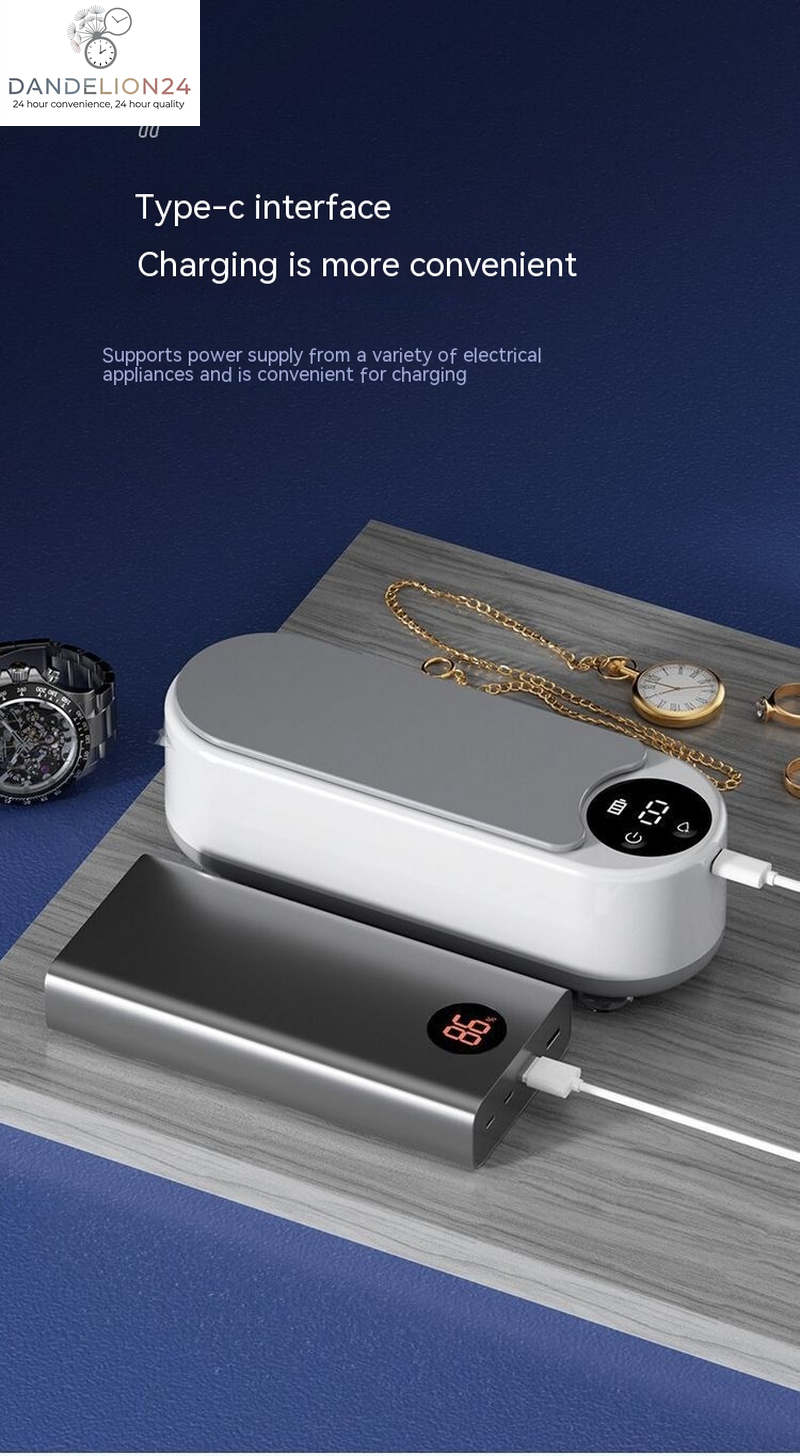 Glasses Washing Machine Ultrasonic Display Household Portable Small Automatic Cleaning Device