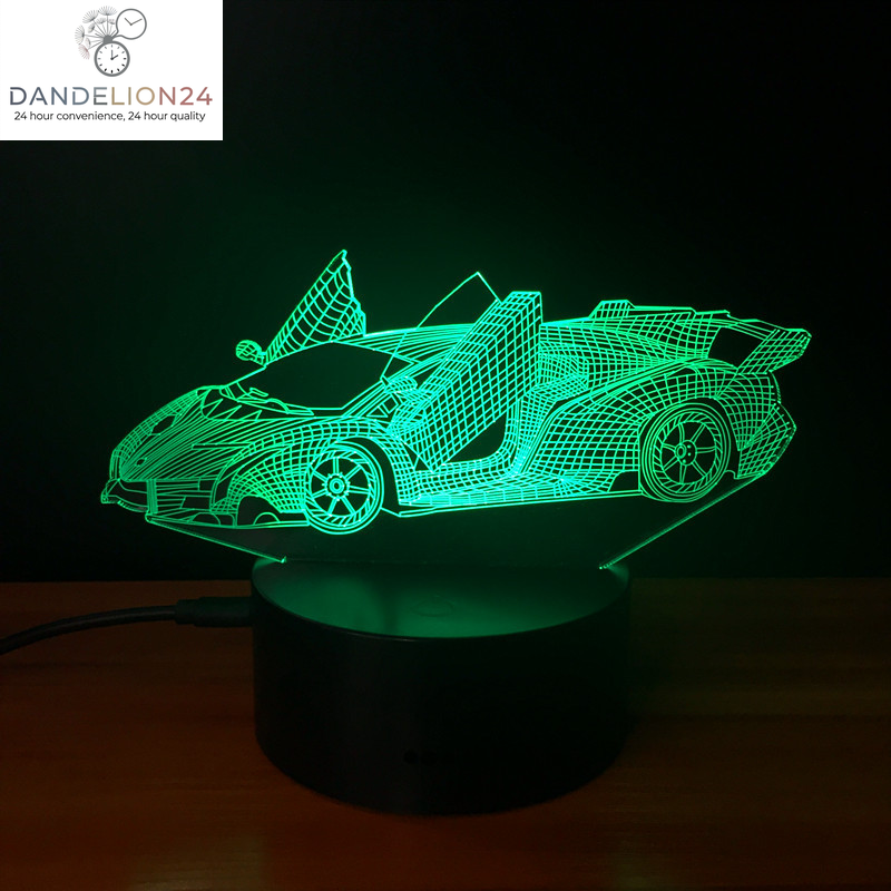 Lamborghini 3D Night Light