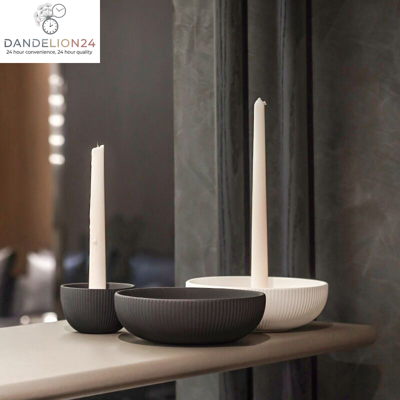 Simple Ceramic Candle Tray Candle Holder Candle Utensils