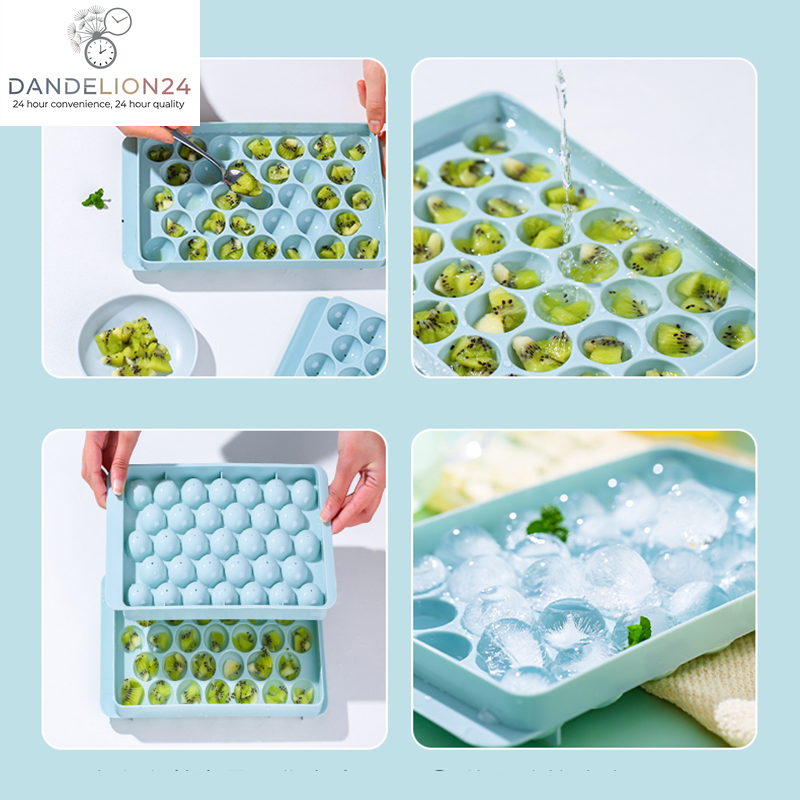 Ice Tray 3D round Ice Molds Home Bar Party Use round Ball Ice Cube Makers Kitchen DIY Ice Cream Moulds